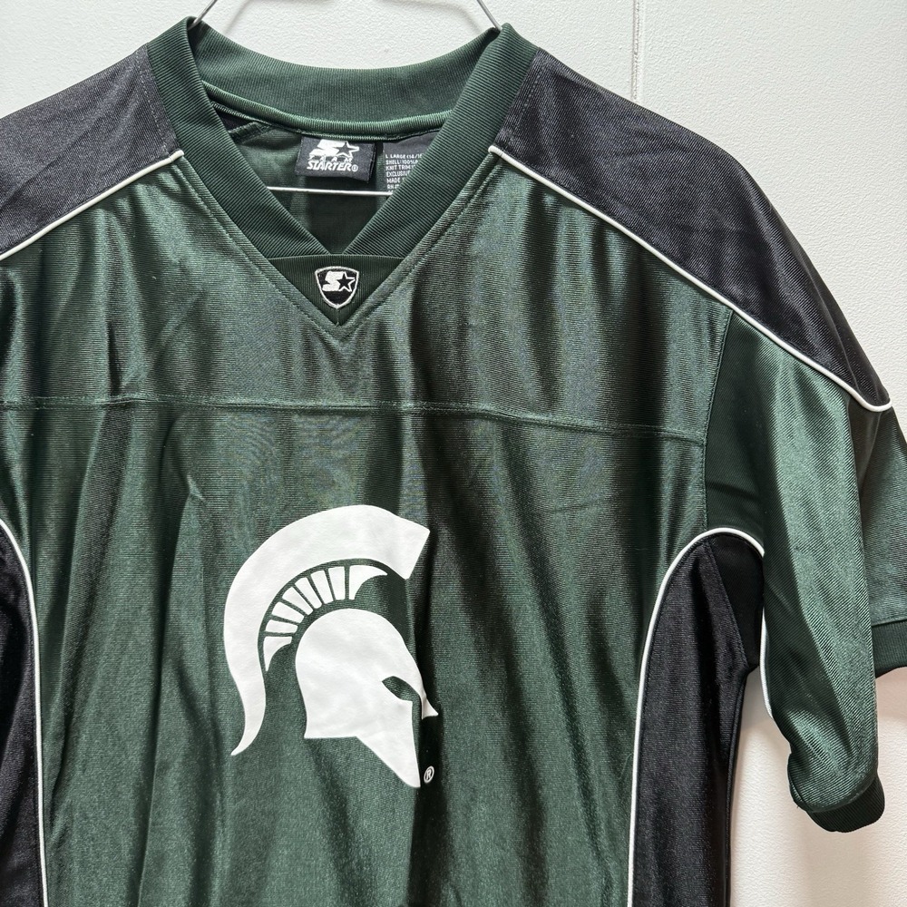 Vintage Starter Michigan State Spartans Football Jersey Youth Size Large 14/16 - Picture 5 of 7